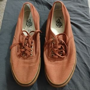 Vans Burnt Orange Canvas Shoes